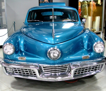 Only 51 Tuckers were ever built. This is car No. 1019 (the numbers begin at 1000).